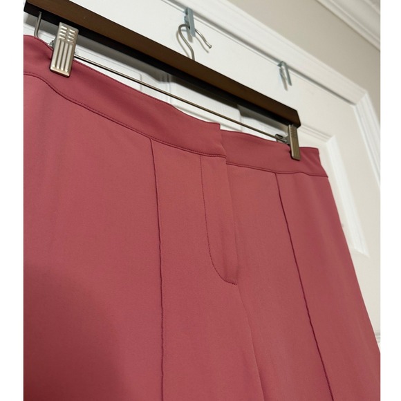 Veronica Beard Pink Tailored Ankle Pants Split Hem Dressy Casual Women's 6 - Picture 3 of 10